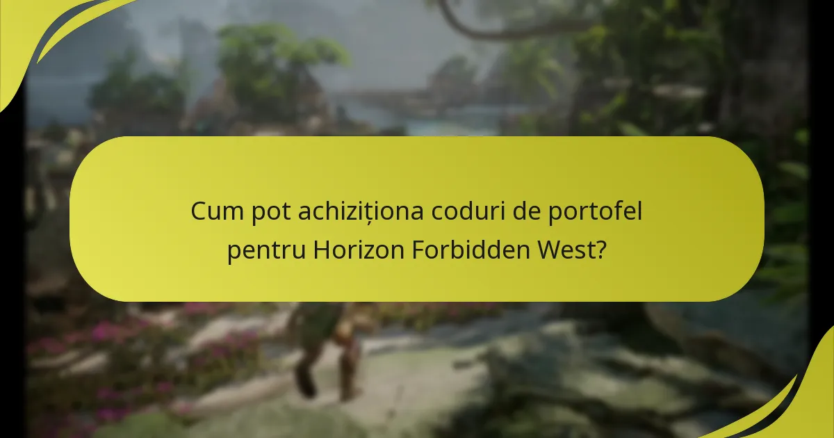 Cum pot achiziționa coduri de portofel pentru Horizon Forbidden West?