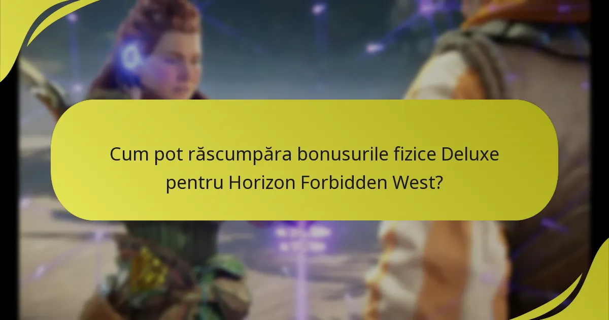Unde pot găsi suport suplimentar pentru răscumpărarea bonusurilor Horizon Forbidden West?